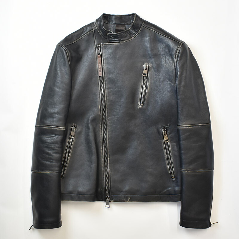 RUFFO ルッフォ MARLON lamb leather Biker jacket HUGE/051 マーロン ラムレザー ダブルライダース  エイジング加工 革ジャン メンズ イタリア : ruf-22aw-marlon-huge-051 : Mr.Mojo - 通販 -  Yahoo!ショッピング