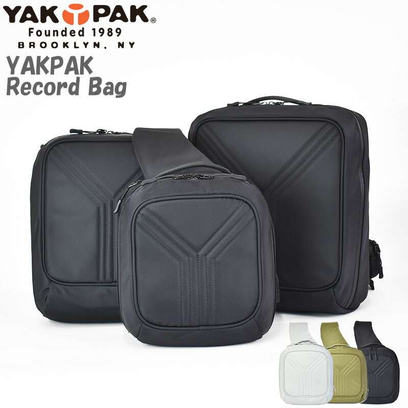S/M/L展開」YAKPAK ヤックパック Record Bag M YAC-DRC-220002  
