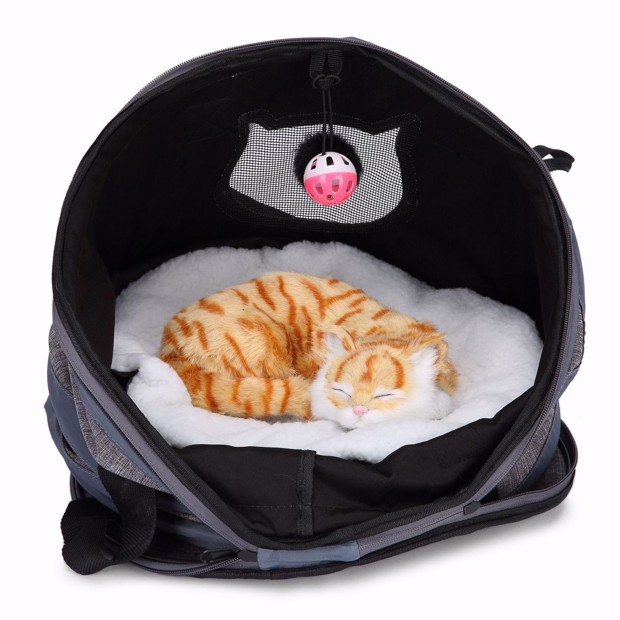 ペット キャリーバッグ トンネル ベッド 折りたた 3IN1多機能 猫