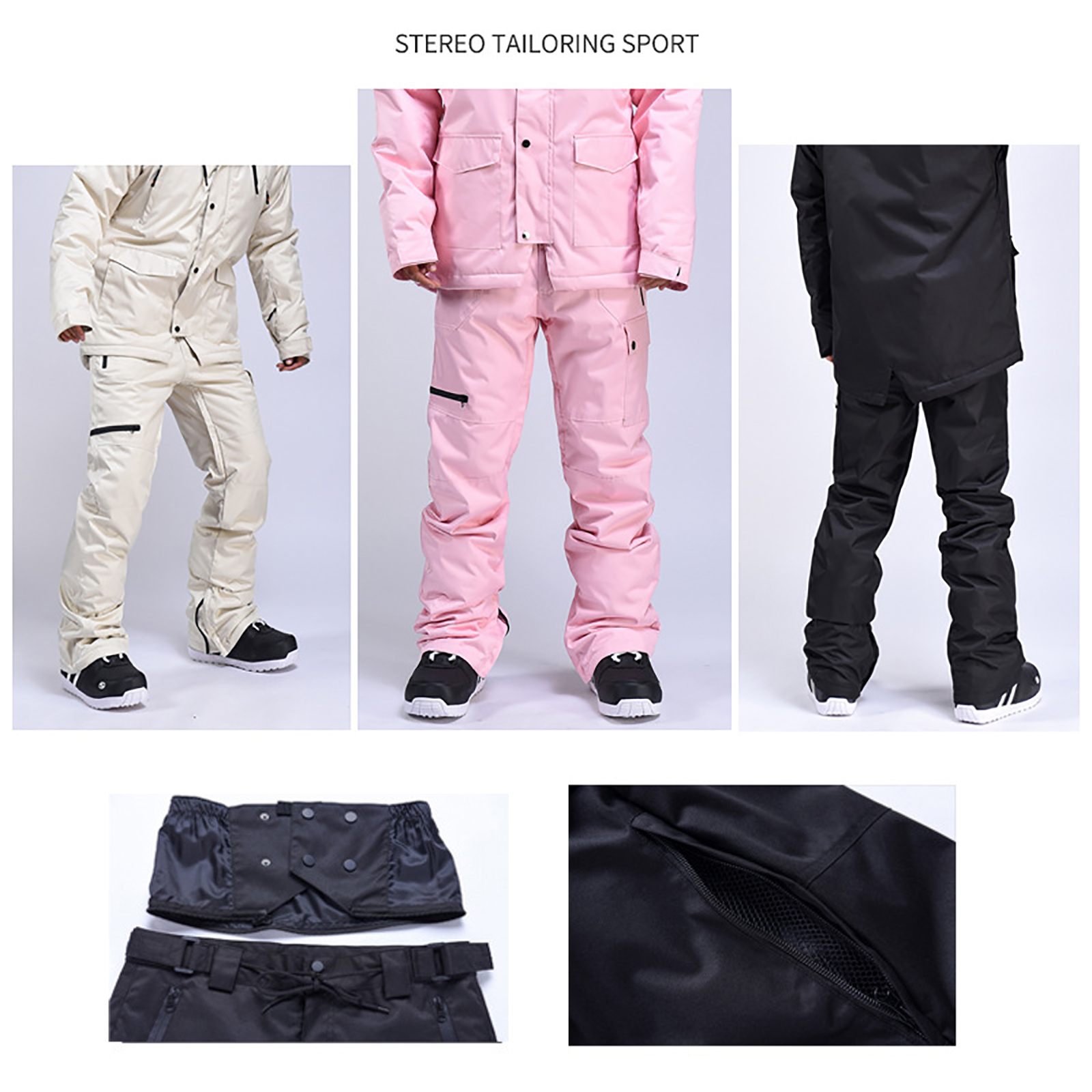 スキーウェア パンツ 厚手 メンズ レディース スノーボードウェア