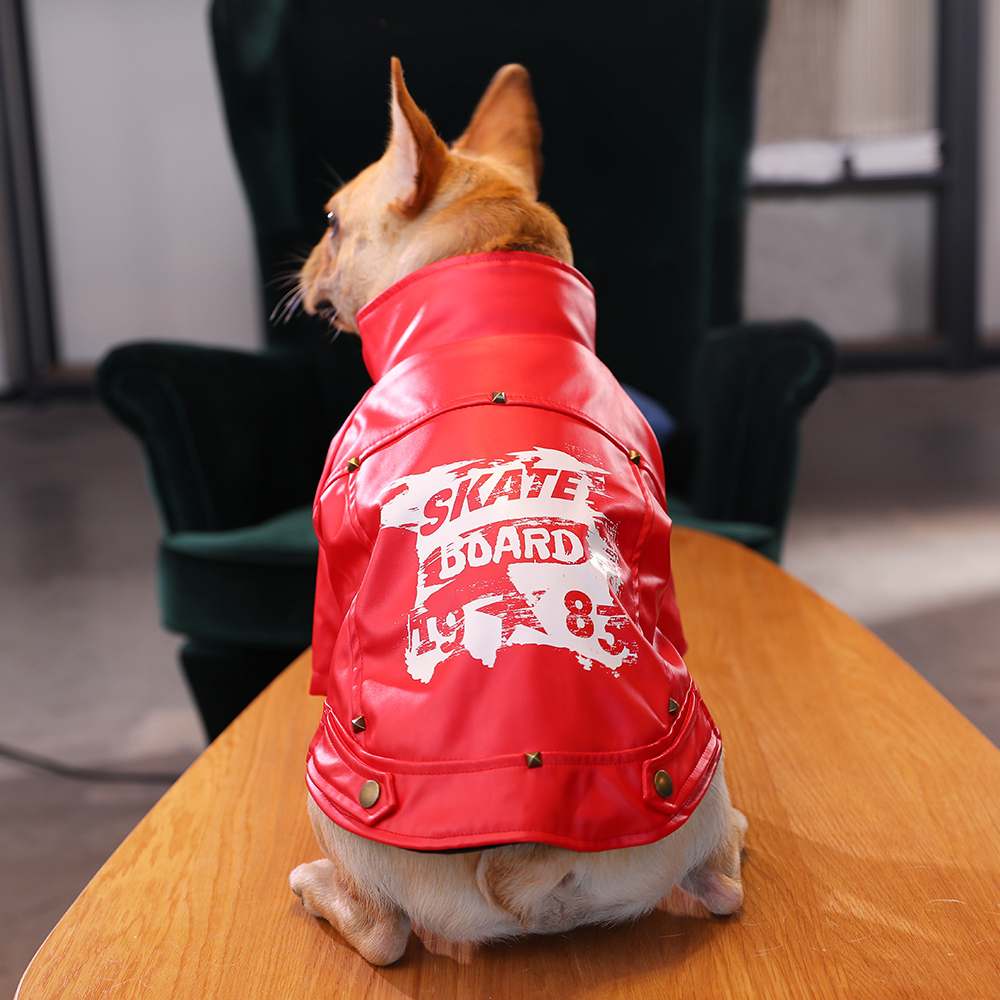 犬服 革ジャン 4~17kg ジャケット ライダースジャケット レザー ウェア ペット ダウン 犬用犬服 ペット服 小型犬 中型犬 犬の服 犬用品 ストリート :q5053:Jane Errin - 通販 - Yahoo!ショッピング 犬服 革ジャン 4~17kg ジャケット ライダースジャケット レザー ウェア ペット ダウン 犬用犬服 ペット服 小型犬 中型犬 犬の服 犬用品 ストリート :q5053:Jane Errin - 通販 - Yahoo!ショッピング