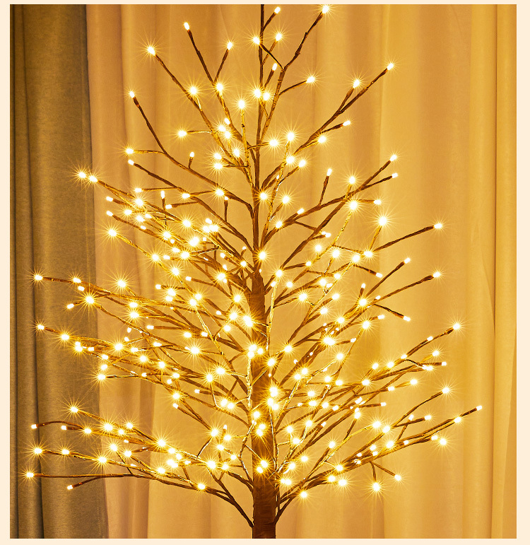 クリスマスツリー ヌードツリー 白樺 120cm 150cm 180cm LEDツリー 飾り物 Led 新年 ブランチツリー 枝 イルミネーション  コニファー、針葉樹