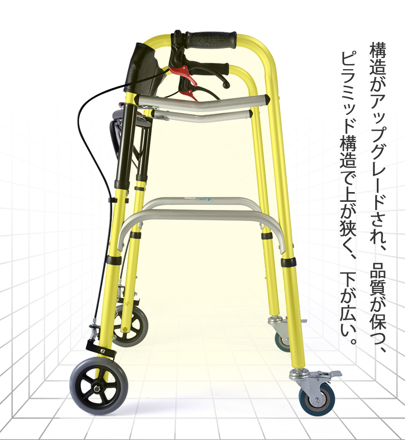 歩行器 折りたたみ式 歩行補助具 介護 固定式歩行器 歩行車 ショッピングカー キャスター付き 高齢者用 老人 お年寄り 敬老の日 父の日 母の日  :y75024:Jane Errin - 通販 - Yahoo!ショッピング