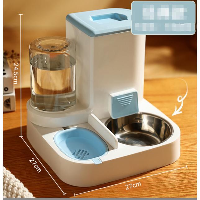 給餌器 給水器 ペット 猫用 多頭飼い 新作 猫 犬 自動給水器 餌やり機 給餌器 取り外し可能 ネコ イヌ 2匹用 ペットフィーダー 餌やり器 清潔便利 大容量 |  | 02