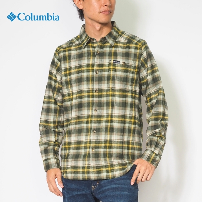 Columbia（コロンビア） 長袖シャツ チェック ポケット (AE1523