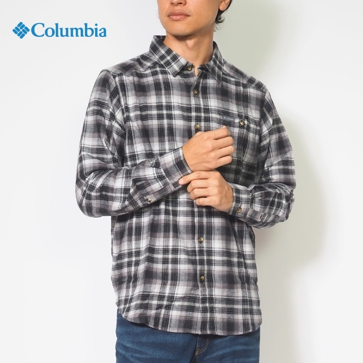 Columbia（コロンビア） 長袖シャツ チェック ポケット (AE1523