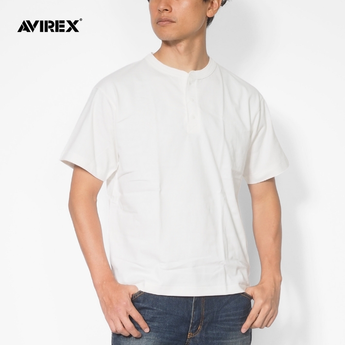AVIREX（アヴィレックス） アビレックス パックTシャツ 半袖 ヘンリー