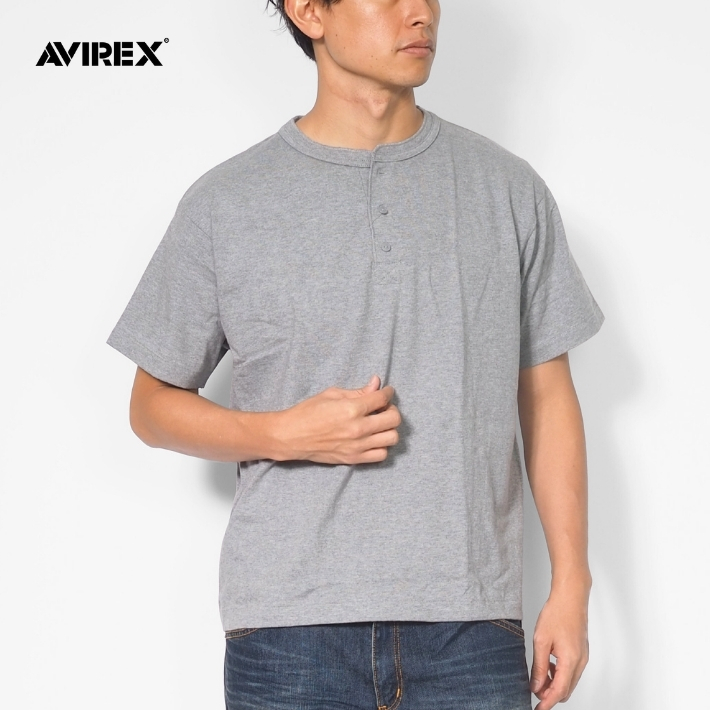AVIREX（アヴィレックス） アビレックス パックTシャツ 半袖 ヘンリー