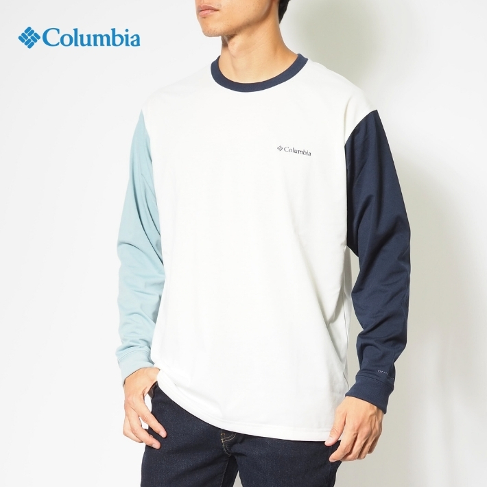 Columbia（コロンビア） ロンT 長袖 マウンテンロゴ 吸湿速乾 紫外線