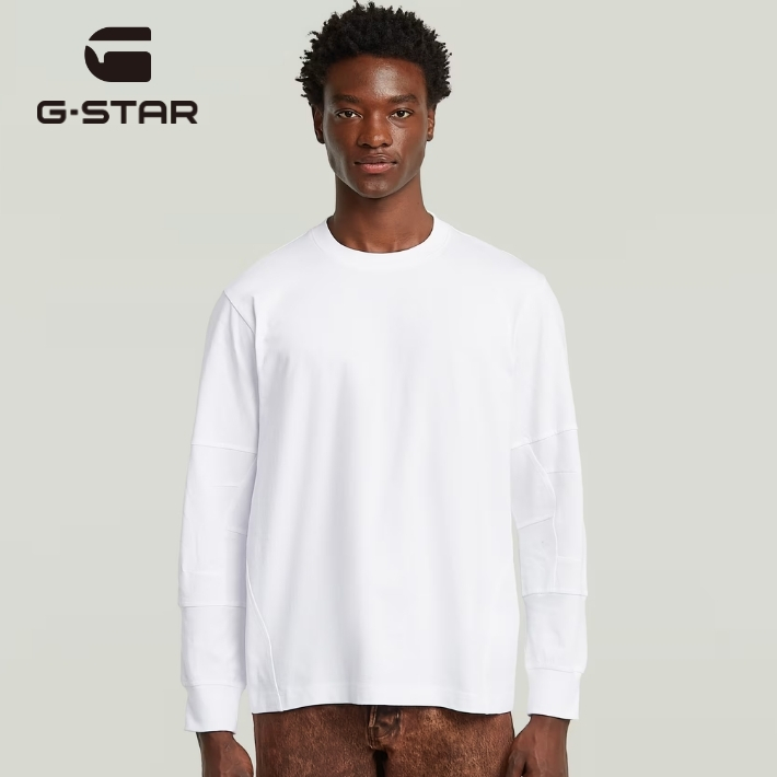 G-STAR RAW G-STAR ジースター ロンT 長袖 同色 切替 (D26831-C336