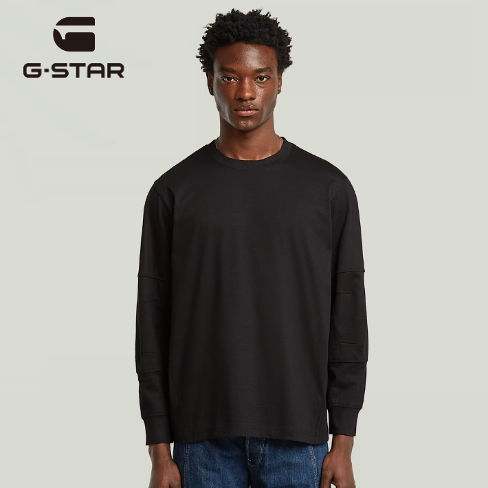 G-STAR RAW G-STAR ジースター ロンT 長袖 同色 切替 (D26831-C336