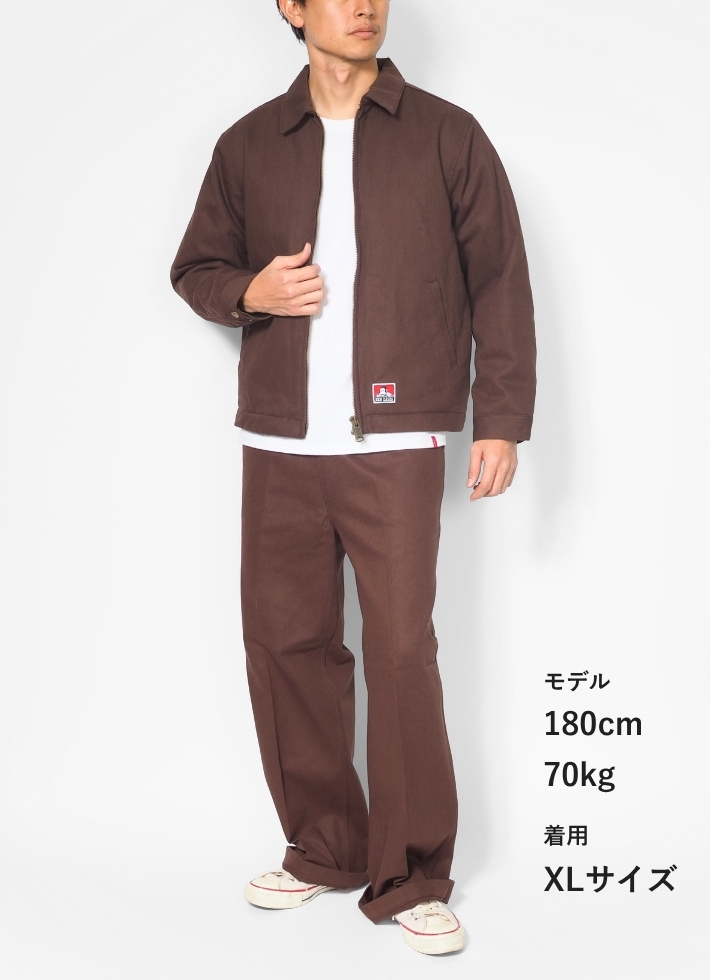 BEN DAVIS（ベンデイビス） ワークジャケット 中綿 ダブルジップ (T