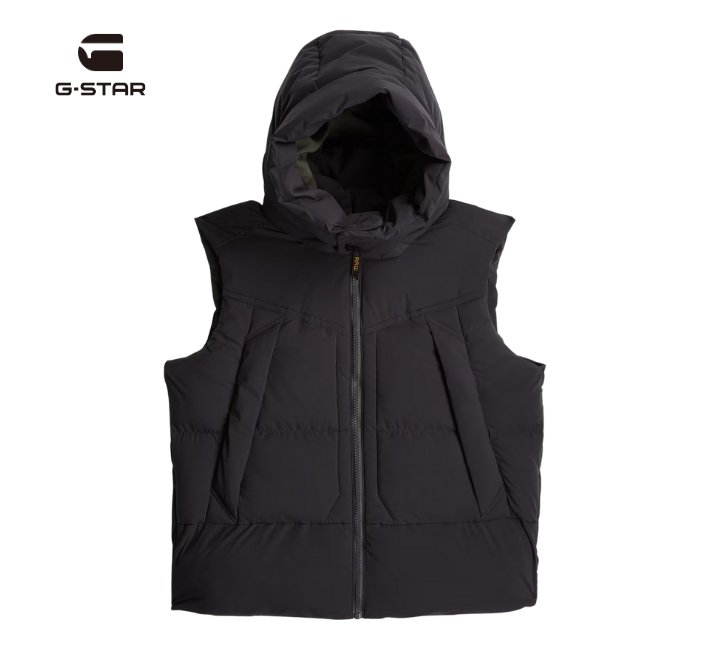 G-STAR RAW G-STAR ジースターロウ 中綿 ベスト フーディ 取り外し可