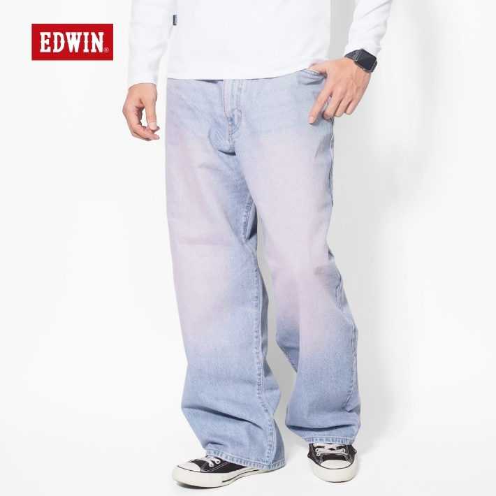 EDWIN（エドウィン） ジーンズ ワイド ストレート バギーパンツ