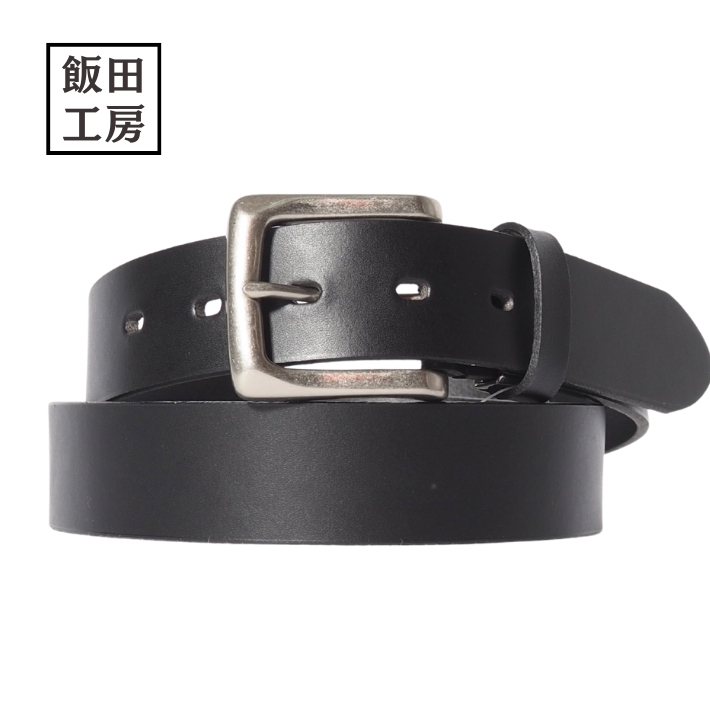 飯田工房 イイダコウボウ レザーベルト 牛革 33mm 本革 日本製 (IK3588