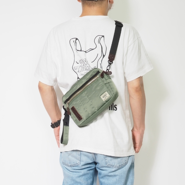 アビレックス レザーショルダーバッグ ネイビー ブラック アディダス adidas AVIREX バッグ ショルダーバッグ ミニ