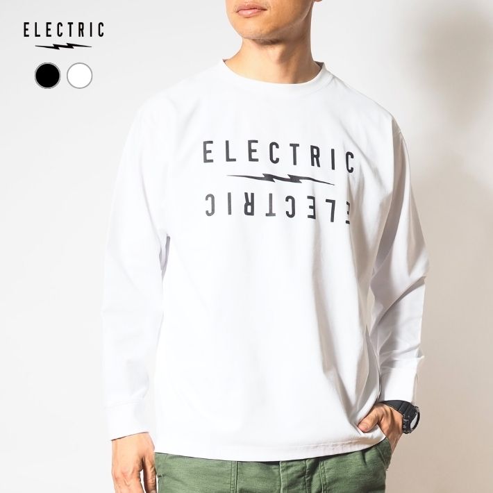 ELECTRIC（エレクトリック） ロンT 長袖 アレンジロゴ 冷感 速乾