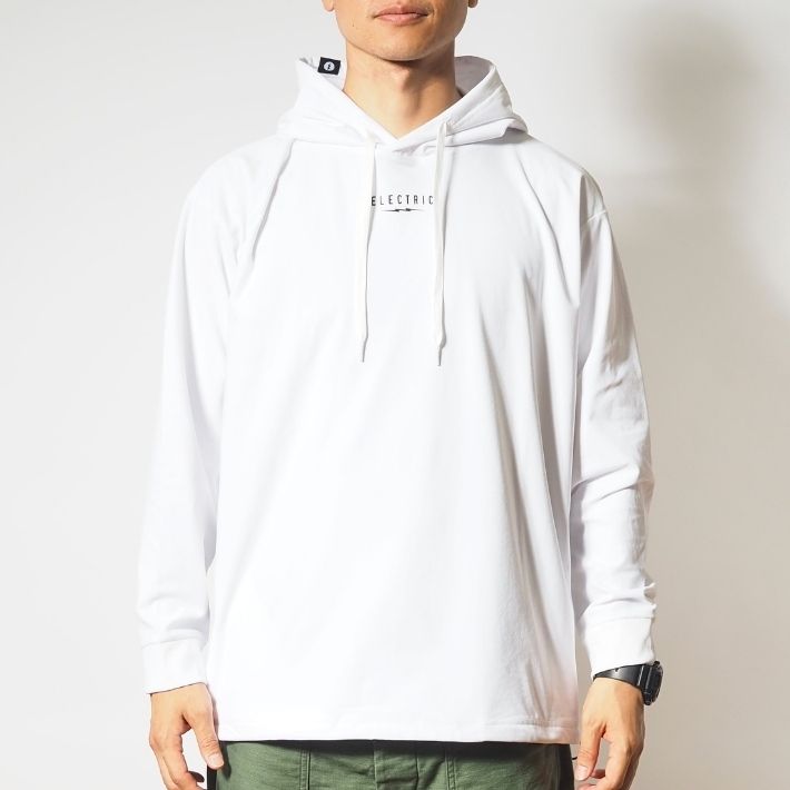 ΣΣELECTRIC エレクトリック パーカー チェッカードライフード E25SU04 SIZE XL #ホワイト ELECTRIC SIDE VOLT DRY HOOD WHITE ドライフード ホワイト