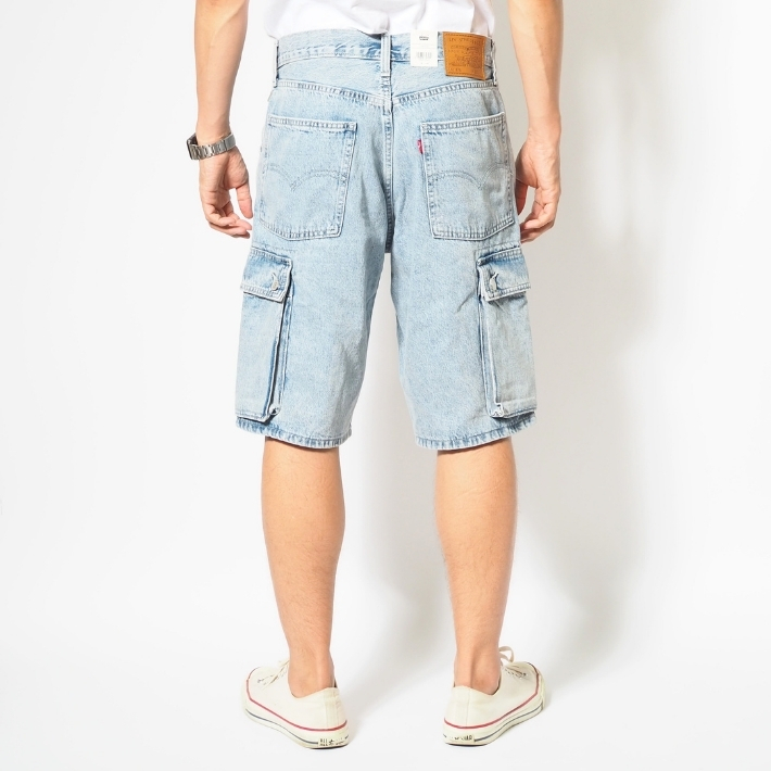 Levi's（リーバイス） 478 バギー カーゴ ショーツ デニム (001GU0003