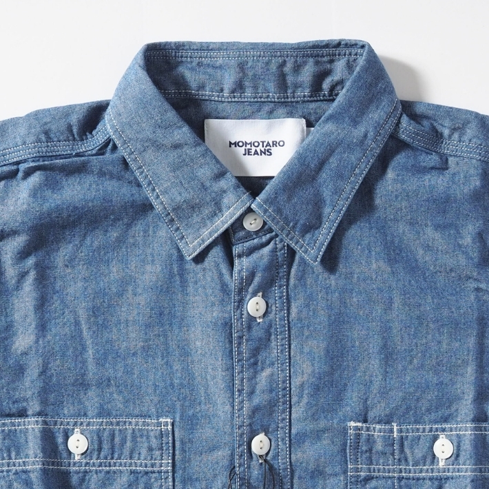 桃太郎ジーンズ（MOMOTARO JEANS） セルビッチ シャンブレーシャツ
