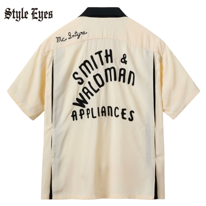 STYLE EYES スタイルアイズ ボウリングシャツ smith&waldman 開襟シャツ 日本製 レーヨン (SE39662) メンズファッション ブランドの画像