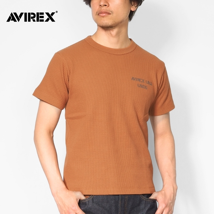 AVIREX（アヴィレックス） アビレックス Tシャツ 半袖 ワッフル