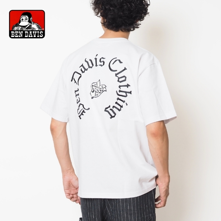 BEN DAVIS（ベンデイビス） Tシャツ 半袖 サークル オールド