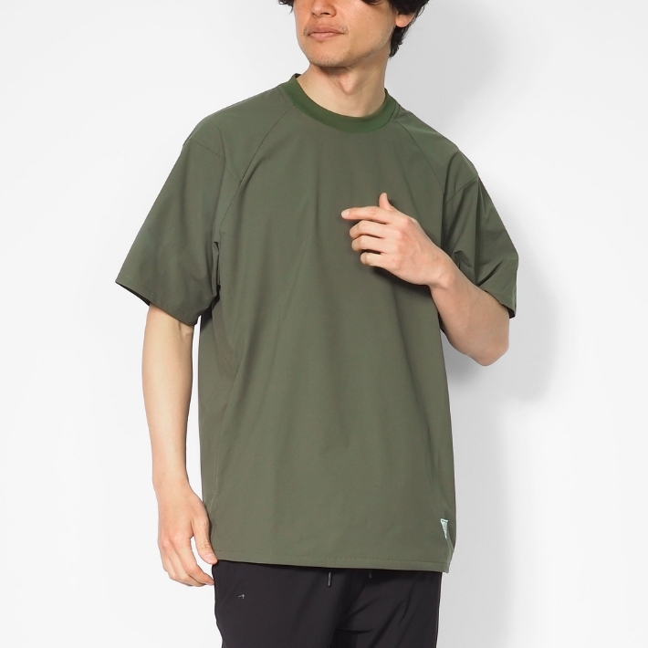EDWIN（エドウィン） F.L.E フリー Tシャツ 半袖 ストレッチ 軽量 撥水