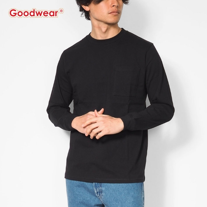 Goodwear（グッドウェア） 涼しい ロンT 長袖 接触冷感 吸水速乾
