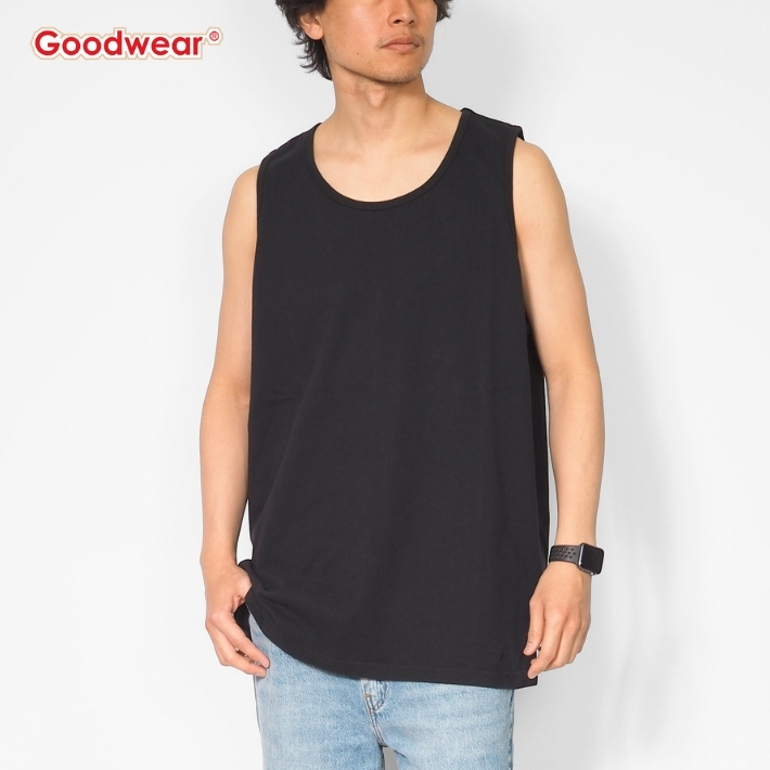 Goodwear（グッドウェア） スーパービッグ タンクトップ 無地 (2W7