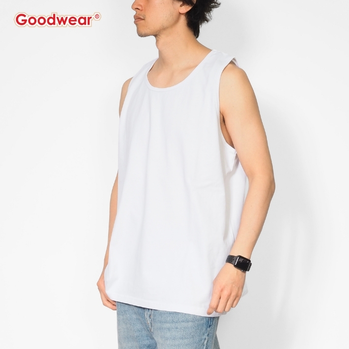 Goodwear（グッドウェア） スーパービッグ タンクトップ 無地 (2W7