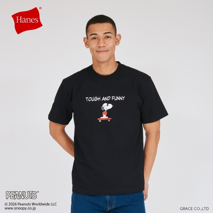 Hanes（ヘインズ） HANES×PEANUTS ピーナッツ ビーフィー Tシャツ