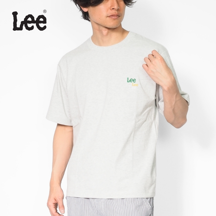 Lee（リー） Tシャツ 半袖 ワンポイント 刺繍 マルチロゴ (LT3204