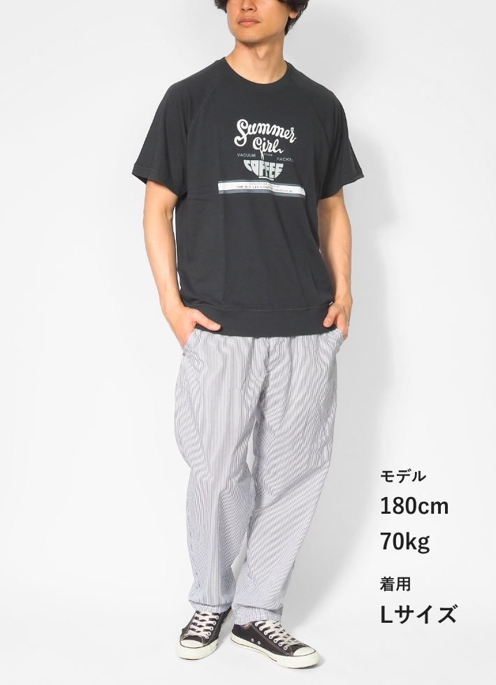 Lee（リー） Tシャツ 半袖 スウェット ロゴ プリント 裏毛 (LT3240