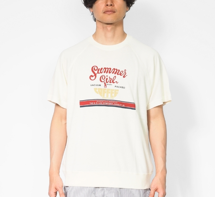 Lee（リー） Tシャツ 半袖 スウェット ロゴ プリント 裏毛 (LT3240