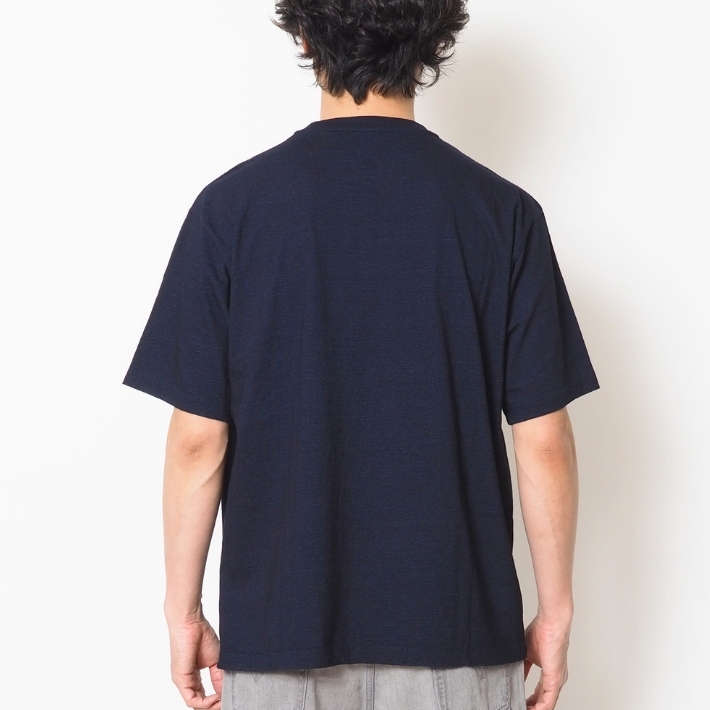 桃太郎ジーンズ（MOMOTARO JEANS） Tシャツ 半袖 ポケット 二本線 日本