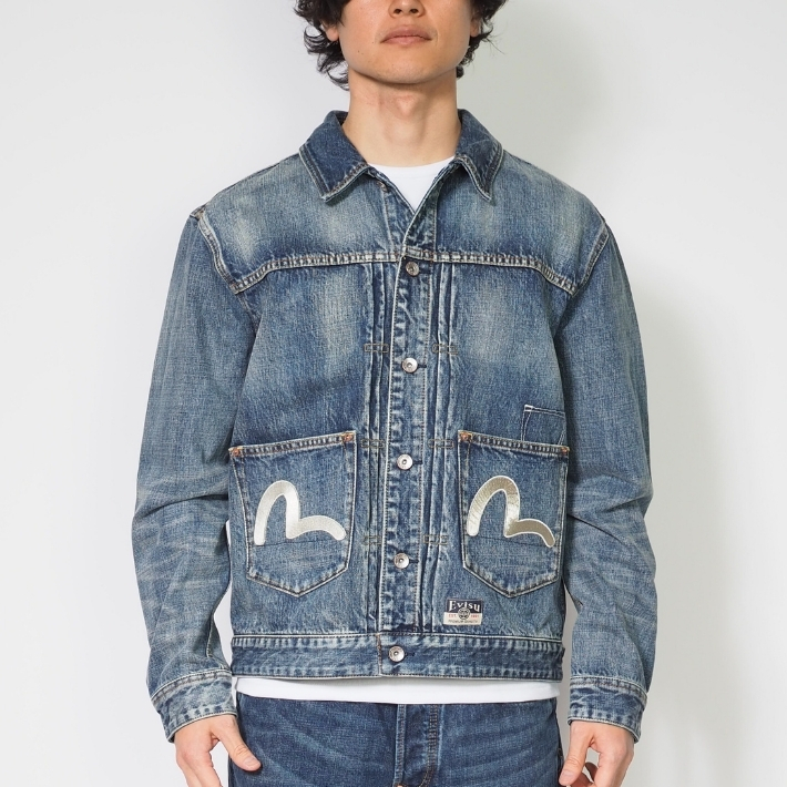EVISU（エヴィス） デニムジャケット Gジャン マルチポケット
