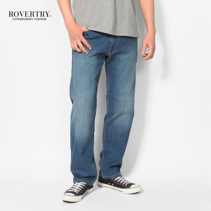 ROVERTRY 涼しいパンツ メンズ ジーンズ デニム クールメッシュ 