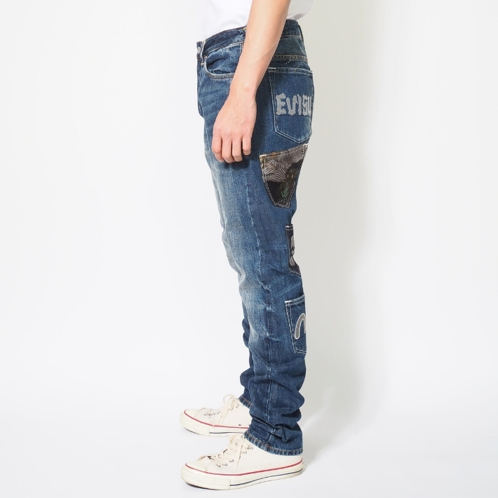 EVISU（エヴィス） ジーンズ #2017 テーパード マルチポケット
