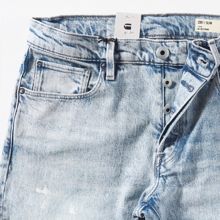 G-STAR RAW G-STAR ジースター ジーンズ 3301 スリム ボタンフライ