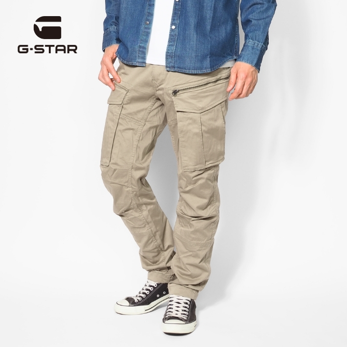 G-STAR RAW G-STAR ジースター カーゴパンツ ROVIC ZIP 3D テーパード 