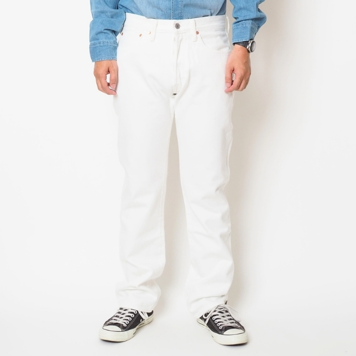 Levi's（リーバイス） LEVIS 501 ホワイトデニム レギュラーストレート