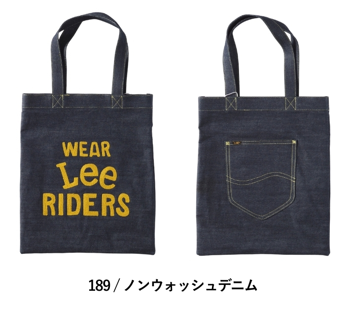 Lee（リー） トートバッグ ウエスターナー 刺繍 デニム コットンサテン