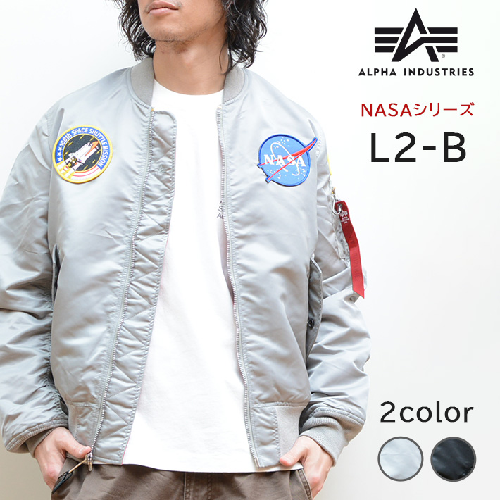 ALPHA アルファ L2-B フライトジャケット NASA (TA0508) メンズファッション ブランド