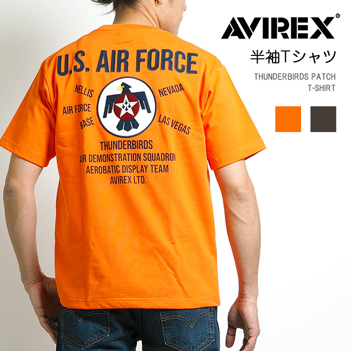 AVIREX アビレックス Tシャツ バックイーグルワッペン (7833134052) メンズファッ...