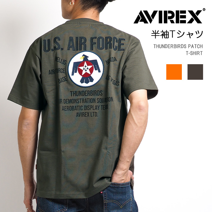 AVIREX アビレックス Tシャツ バックイーグルワッペン (7833134052) メンズファッ...