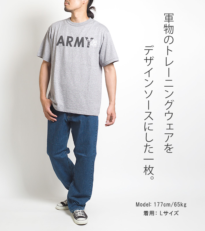 AVIREX セール アビレックス Tシャツ 半袖 スラブ ARMYプリント