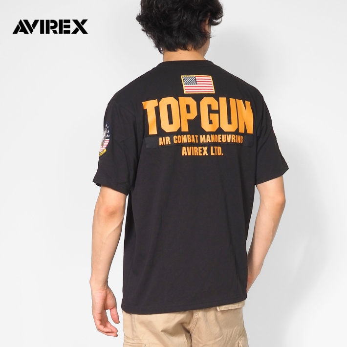 AVIREX（アヴィレックス） アビレックス Tシャツ 半袖 胸ワッペン TOP