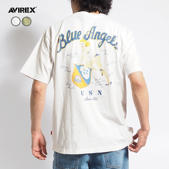 AVIREX アビレックス Tシャツ 半袖 バックフォックス (783-4134029) メンズファッション ブランド｜ms-sanshin｜02