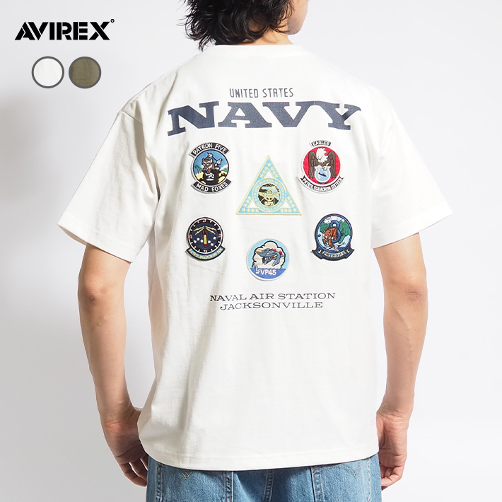 AVIREX アビレックス Tシャツ 半袖 バックフォックス (783-4134025) メンズファッション ブランド｜ms-sanshin｜02